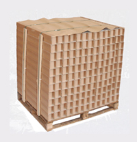 Cartonboard pallet feet